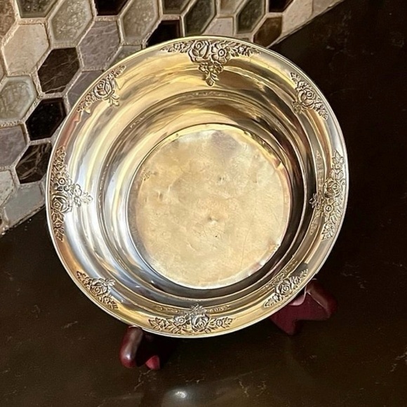 Vintage Webster Company Sterling Silver Bowl / Trinket Dish - Picture 2 of 8